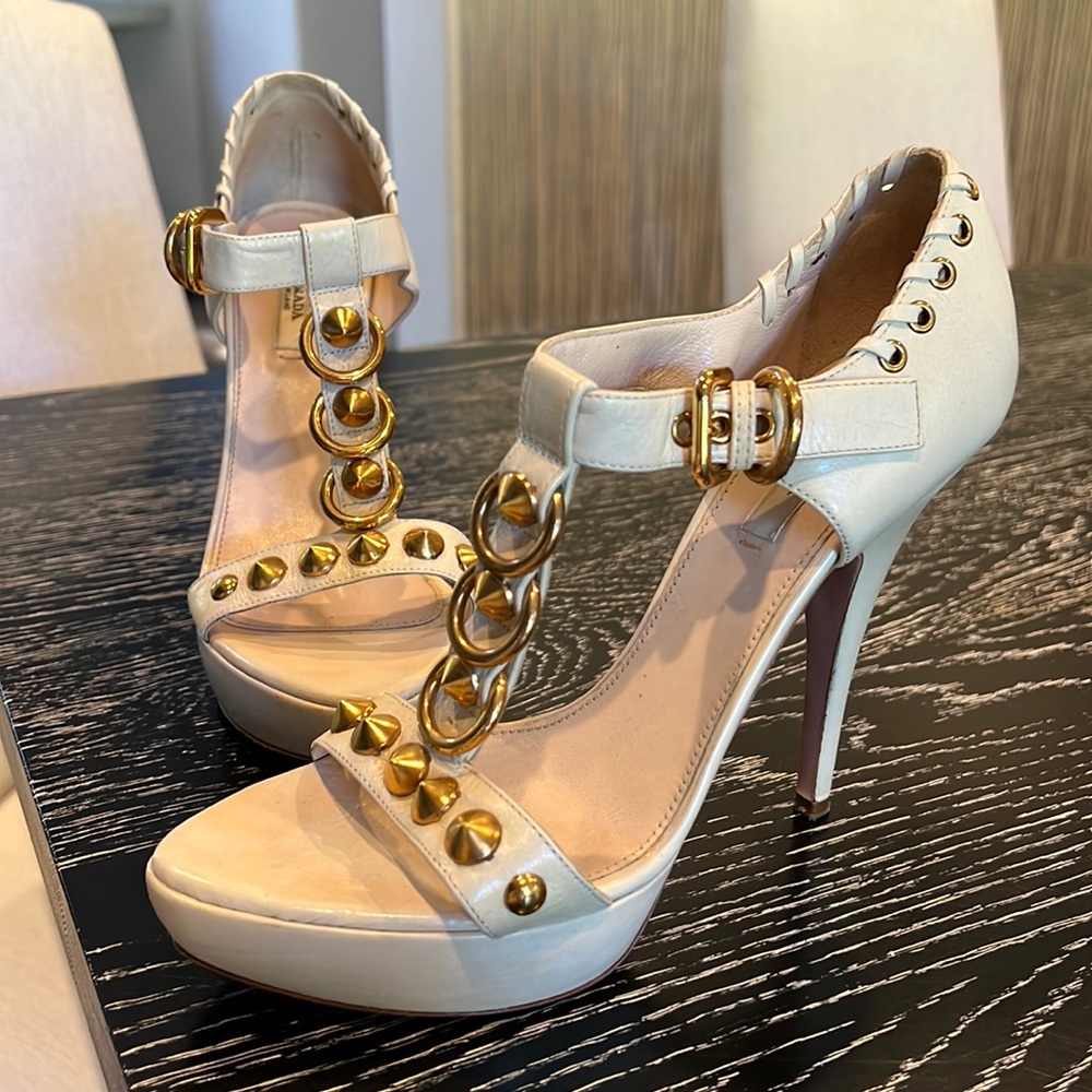 Sexy Prada platform sandals 38.5